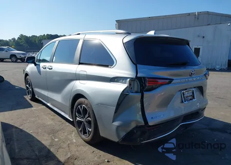 2025 Toyota Sienna Platinum from USA, damaged, VIN 5TDESKFC3SS199347